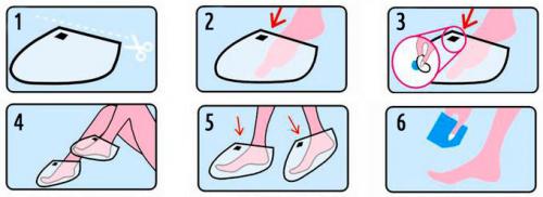 Как пользоваться китайскими педикюрными носочками. Педикюрные носочки – инструкция по использованию + отзывы