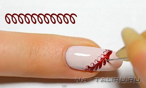 Цветочки на ногтях, как рисовать. Чем можно рисовать на ногтях? 07