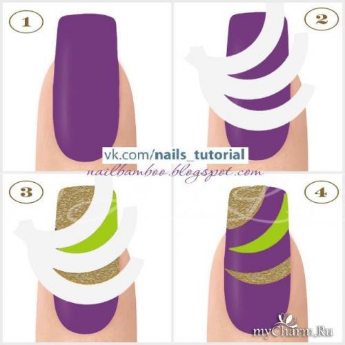 Распечатать наклейки для французского маникюра. Идеи использования наклеек для французского маникюра.