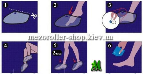 Китайские носочки для педикюра инструкция. Китайские и японские носки для педикюра: в чем разница 05