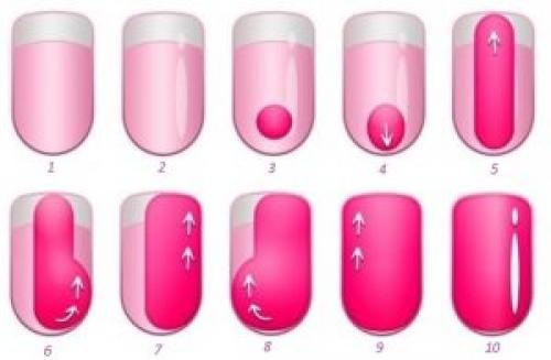 Как наносить гель лак пошагово. Как делается маникюр с помощью гель-лака