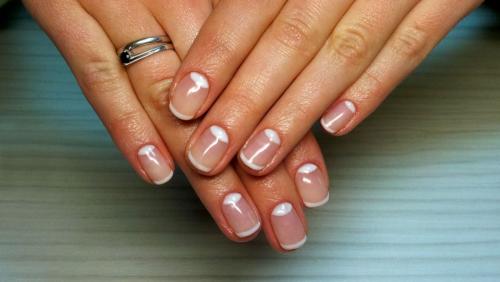 Французский маникюр — 105 фото самых модных тенденций и дизайна