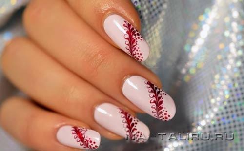 Цветочки на ногтях, как рисовать. Чем можно рисовать на ногтях? 06