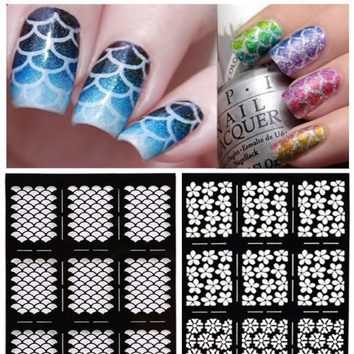 Френч с гель лаком с помощью полосок. Как использовать трафареты для французского маникюра