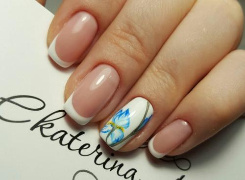 Французский маникюр — 105 фото самых модных тенденций и дизайна