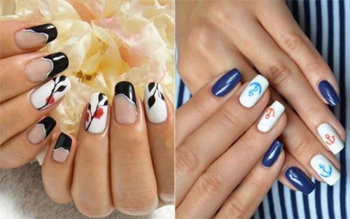 Ногти с иероглифами. 06