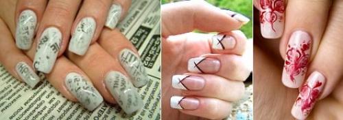 Узоры маникюр иголкой. Необходимые средства и материалы