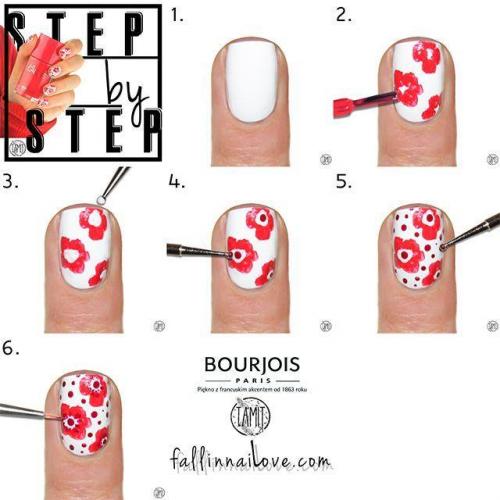 Маникюр с маками френч. Как сделать маникюр с маками в домашних условиях?