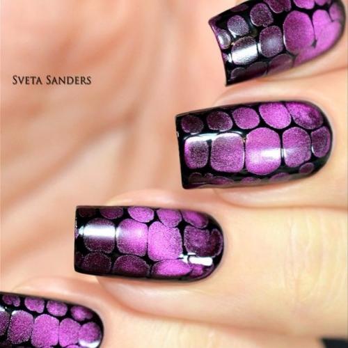 Маникюр рисование иголкой на ногтях. Схемы рисунков иголкой на ногтях 14