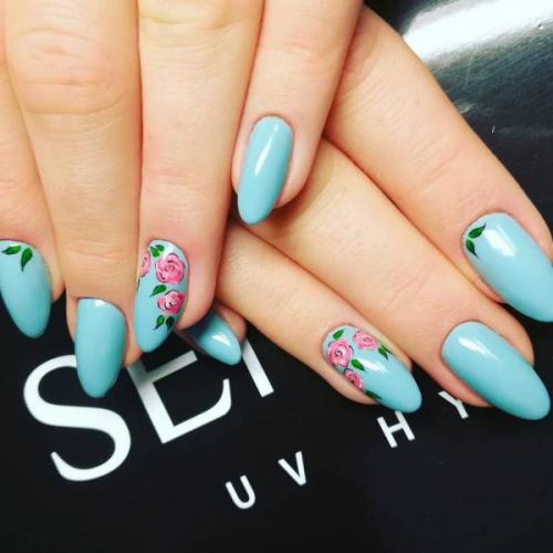 Флористика на ногтях. Дизайн маникюра с цветами