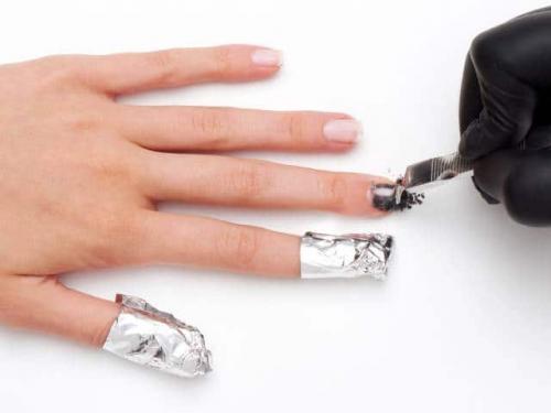 Как снять шеллак с укреплением дома. С помощью фольги