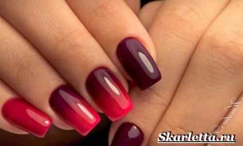 Градиент на ногтях губкой. Что такое градиентный маникюр? Как делать градиентный маникюр?