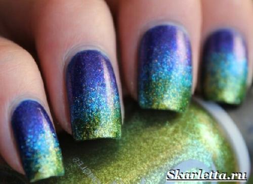 Градиент на ногтях губкой. Что такое градиентный маникюр? Как делать градиентный маникюр?