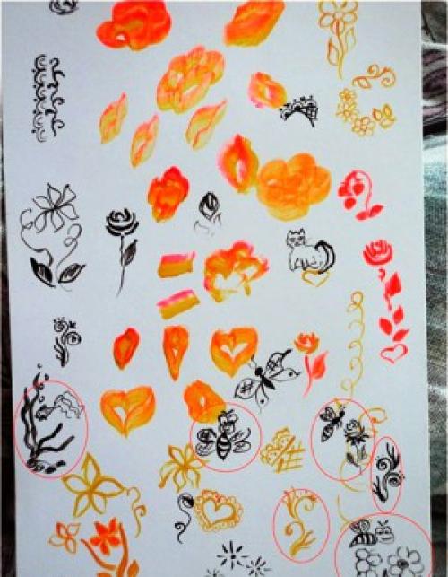 Простые рисунки акриловыми красками на ногтях. Учимся рисовать на ногтях акриловыми красками