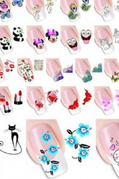 Как клеить наклейки на гель лак. Как клеить наклейки на ногти, чтобы они хорошо держались и отлично выглядели