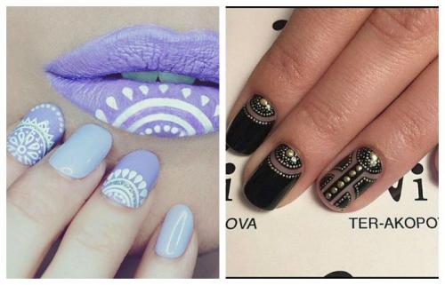 Роспись ногтей рисунки. Рисунки на ногтях: все модные новинки (фото и видео)