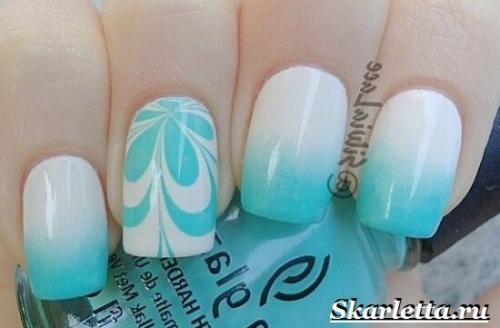 Градиент на ногтях губкой. Что такое градиентный маникюр? Как делать градиентный маникюр?