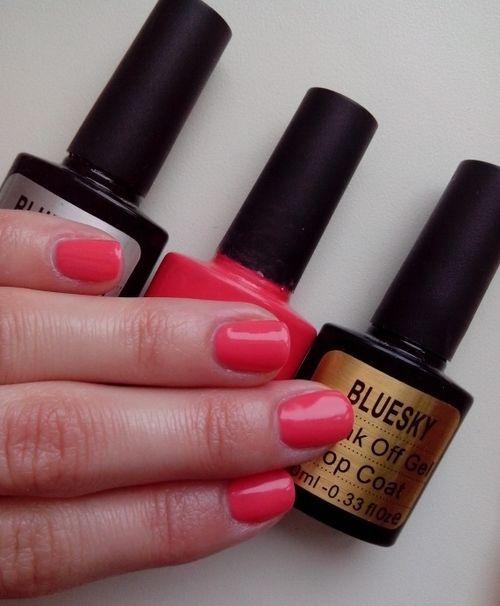 Палитра гель-лаков Блюскай с номерами. Популярные цвета шеллака Блюскай на палитре-2019