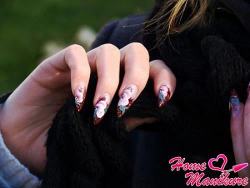 Дизайн ногтей цветы пошагово. Цветочные шедевры на ногтях настоящей леди