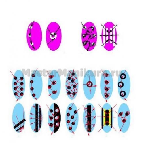 Как нарисовать цветок на ногтях иголкой. Модные рисунки на ногтях при помощи иголки – дизайн своими руками