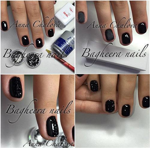 Как клеить стразы на базу. Стразы на гель-лак