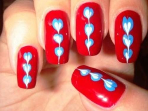 Как на ногтях нарисовать рисунок иголкой. Рисунки на ногтях иголкой 16