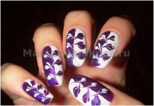 Как нарисовать цветок на ногтях иголкой. Модные рисунки на ногтях при помощи иголки – дизайн своими руками