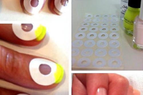 Как сделать френч без трафарета гель-лаком. Рисуем френч гель-лаком: используем полоски и трафареты