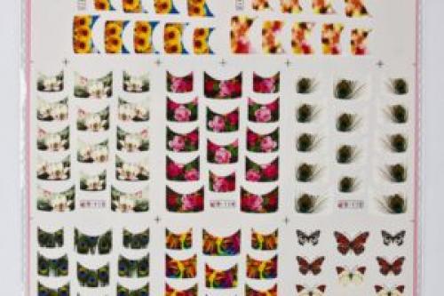 Как делать французский Маникюр с наклейками. Что это такое