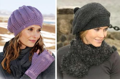 Шапки вязаные для женщин 40 лет. Вязанные шапки для женщин за 50: все только начинается 02