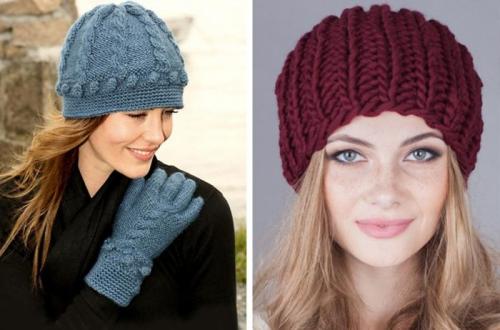 Шапки вязаные для женщин 40 лет. Вязанные шапки для женщин за 50: все только начинается 06