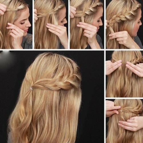 Вечерняя прическа самой себе. Варианты на стрижку средней длины