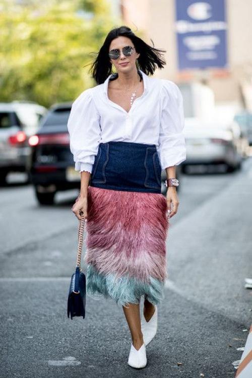 С чем носить зимой юбку макси. Какие  материалы  сейчас  актуальны