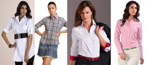 Как носить белую мужскую рубашку женщине. Как не ошибиться с рубашкой