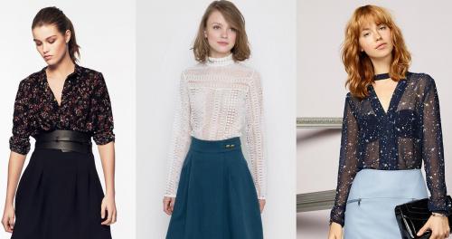 Прозрачная синяя блузка с чем носить. Куда надеть прозрачную кофту? 01 Прозрачная синяя блузка с чем носить. Куда надеть прозрачную кофту? 01