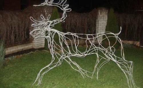 Сплести оленя из проволоки. Новогодний олень своими руками: несколько простых вариантов изготовления 18 Сплести оленя из проволоки. Новогодний олень своими руками: несколько простых вариантов изготовления 18