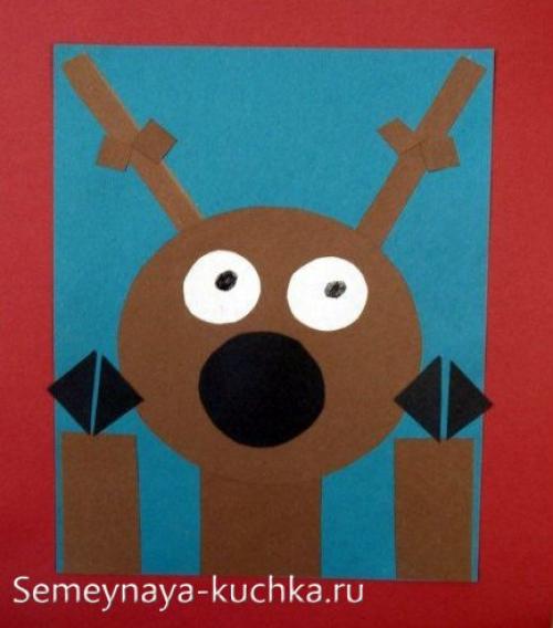 Поделка олень своими руками. Для детей.