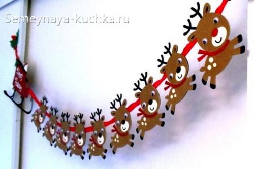 Поделка олень своими руками. Для детей.