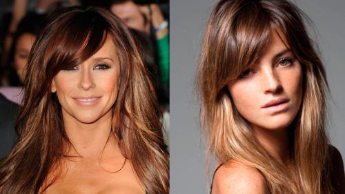 Челка для квадратного лица с высоким лбом. Виды челок и их особенности