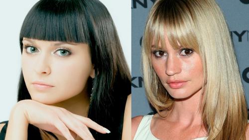 Челка для квадратного лица с высоким лбом. Виды челок и их особенности