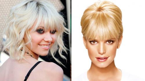 Челка для квадратного лица с высоким лбом. Виды челок и их особенности