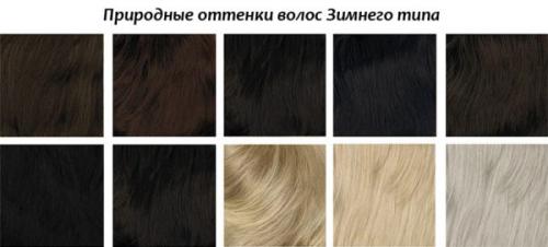 Холодная Зима цветотип. Цветотип «зима»: основные характеристики