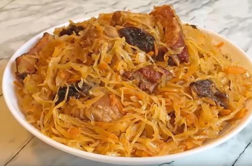 Бигус, как в садике. Классический рецепт бигуса