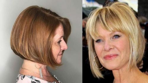 Стрижки для женщин после 40 лет с круглым лицом. Женские прически для круглого лица после 40 лет