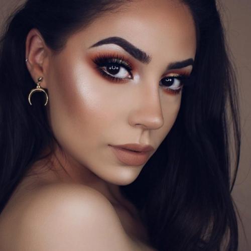 Макияж для зеленых глаз 2019. Макияж для карих глаз на Новый год 2020