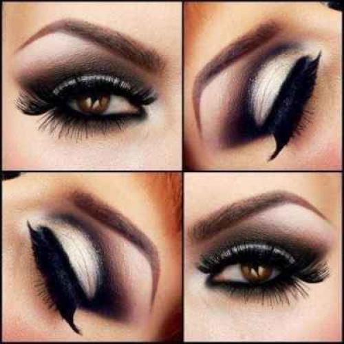 Макияж для зеленых глаз 2019. Макияж для карих глаз на Новый год 2020