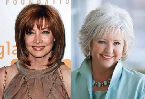 Стрижки для женщин после 40 лет с круглым лицом. Женские прически для круглого лица после 40 лет