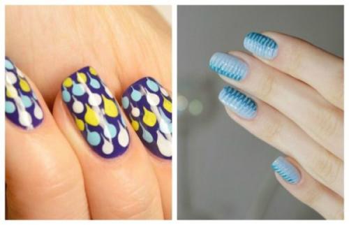 Простые рисунки на ногтях иголкой. Рисунки на ногтях иголкой для начинающих: схемы, фото