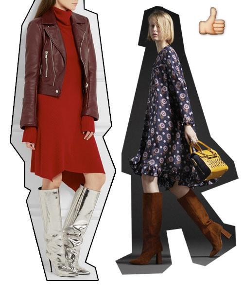 Платье с ботильонами на каблуке на корпоратив. Сапоги с платьем: предвкушая новогодние корпоративы