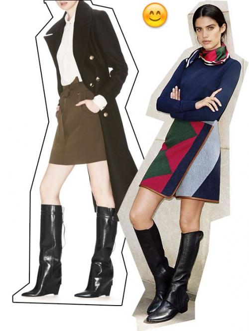 Платье с ботильонами на каблуке на корпоратив. Сапоги с платьем: предвкушая новогодние корпоративы